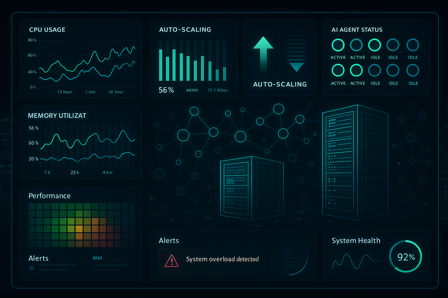 AI Agent: Performance Monitoring & Auto-Scaling System